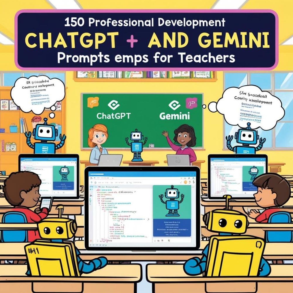 150 Professional Development ChatGPT and Gemini Prompts for Teachers - Image 4