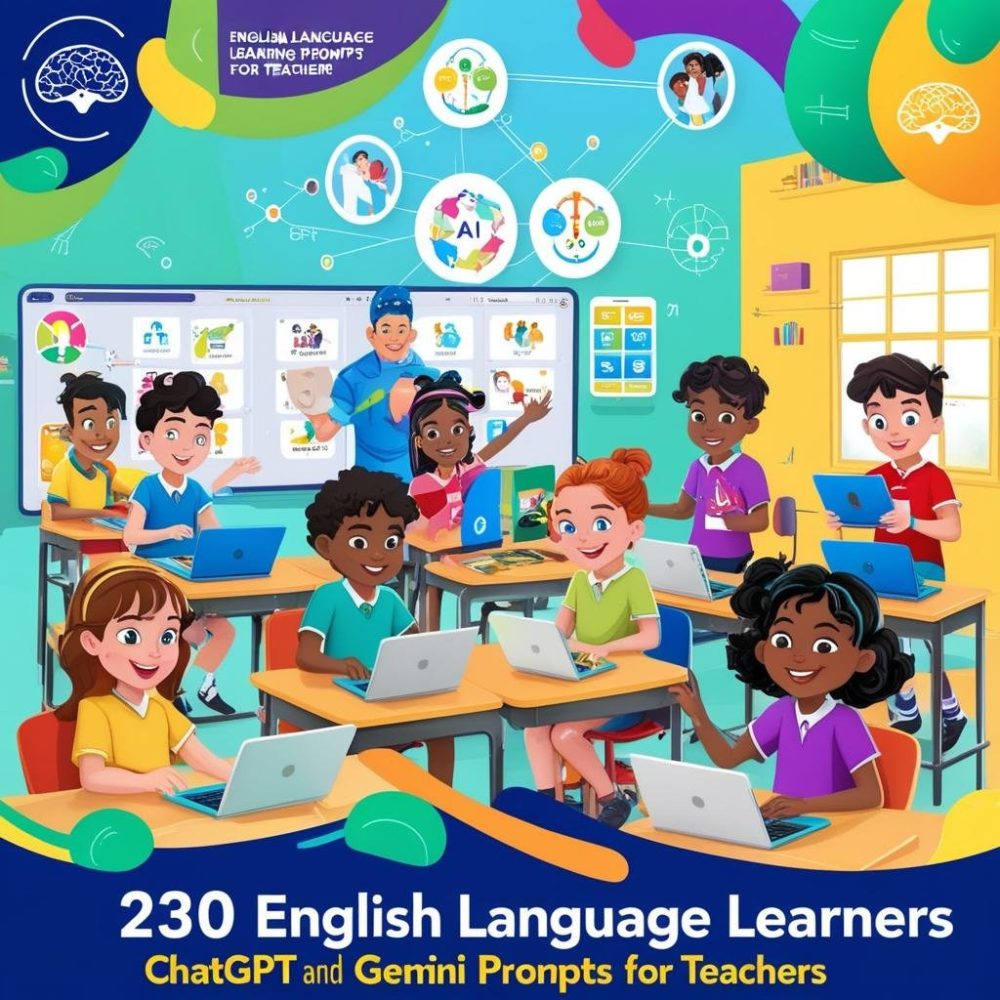 230 English Language Learners ChatGPT and Gemini Prompts for Teachers