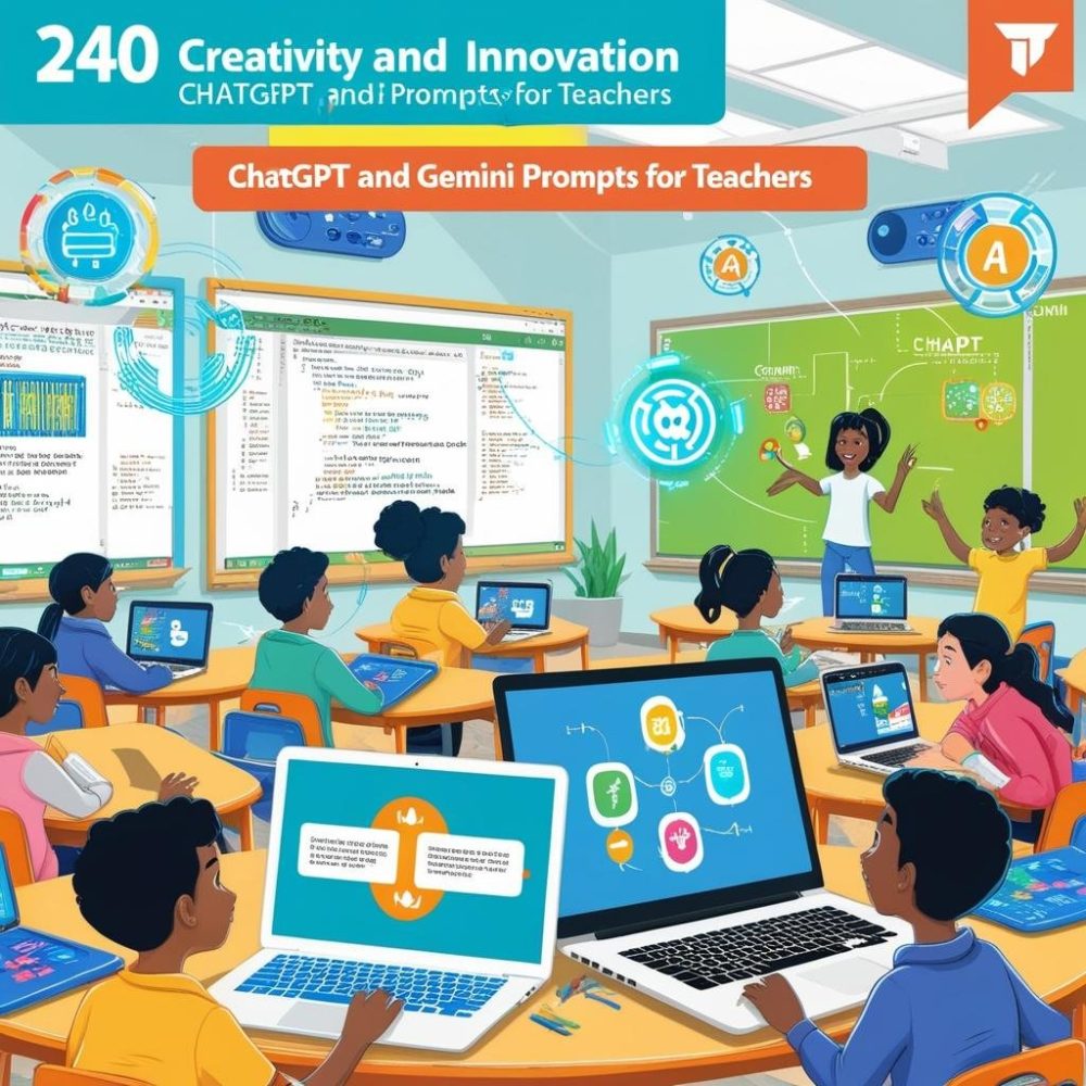 240 Creativity and Innovation ChatGPT and Gemini Prompts for Teachers - Image 4
