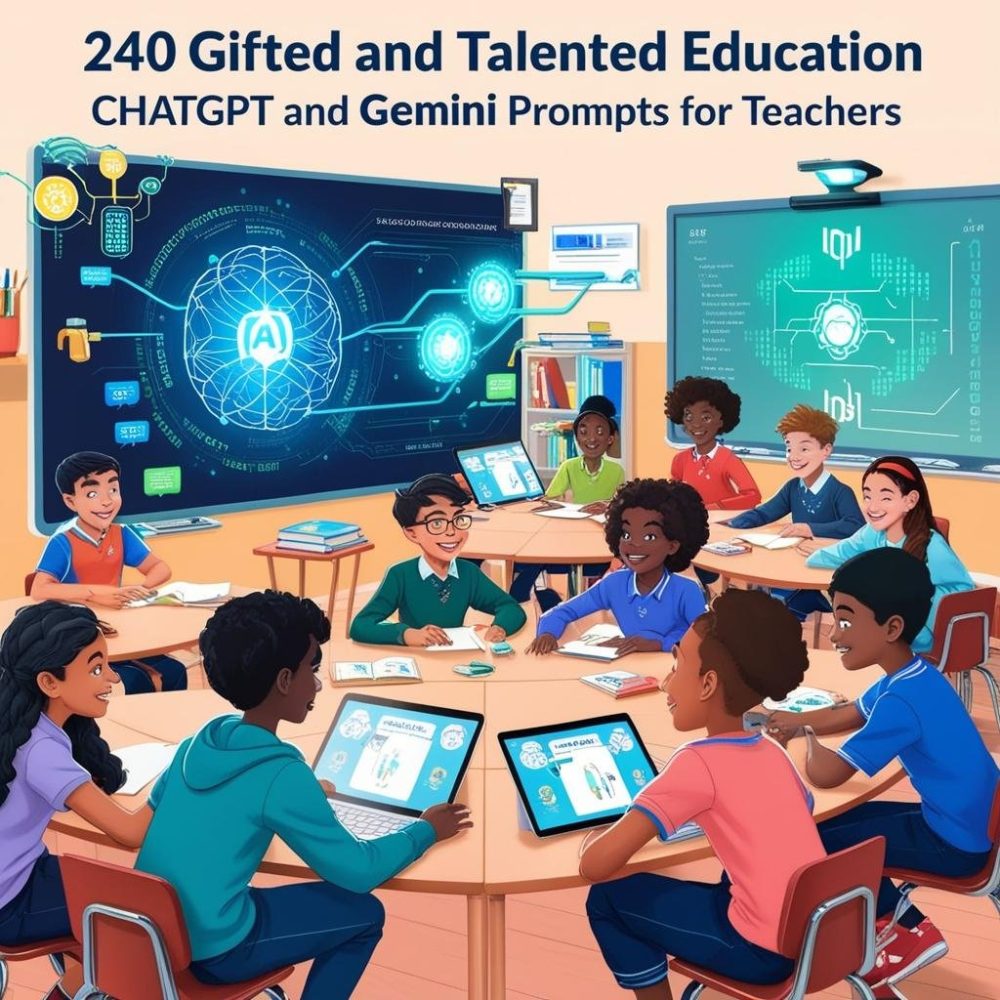 240 Gifted and Talented Education ChatGPT and Gemini Prompts for Teachers - Image 3