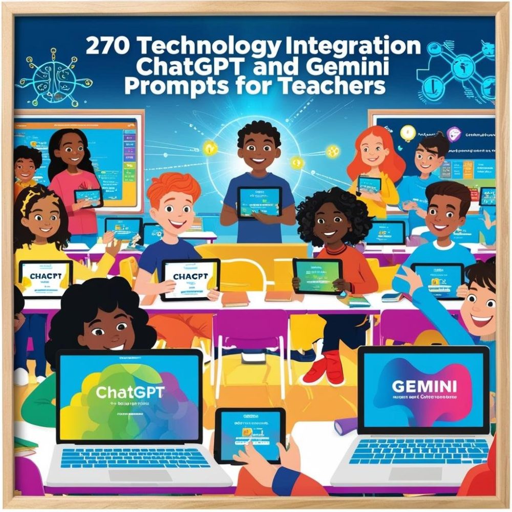 270 Technology Integration ChatGPT and Gemini Prompts for Teachers - Image 2