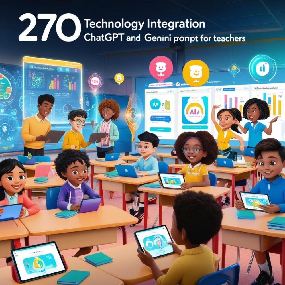 270 Technology Integration ChatGPT and Gemini Prompts for Teachers - Image 3