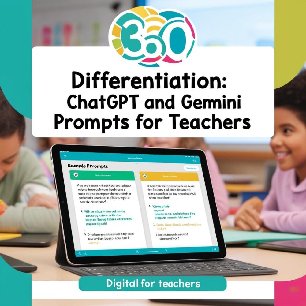 360 Differentiation Chat GPT and Gemini Prompts for Teacher